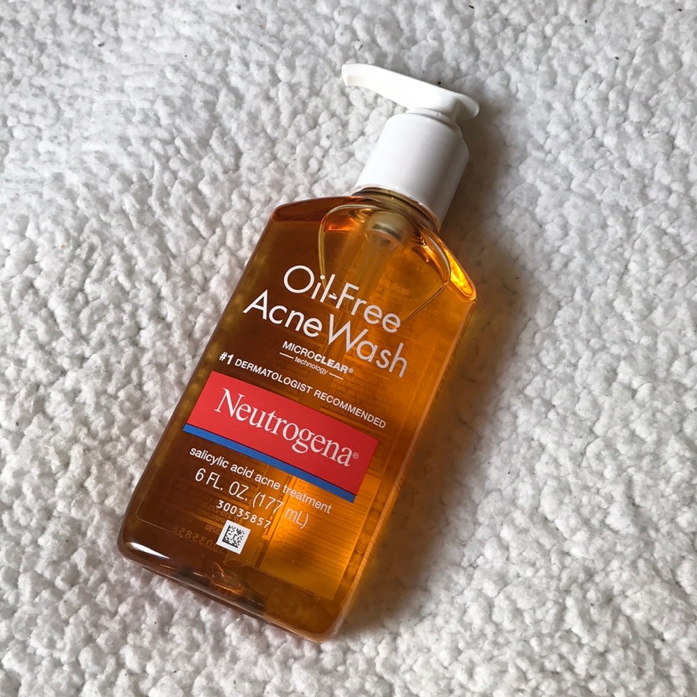 Oil free acne wash